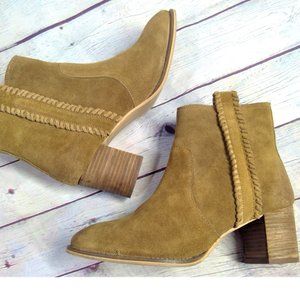 Naughty Monkey | Leather Ankle Booties Size 7.5